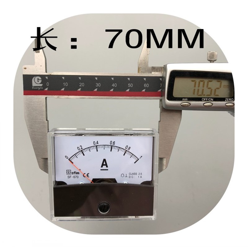 SF-670指针式交流电压表电流表安培表频率表60*70MM指针表头SFIM