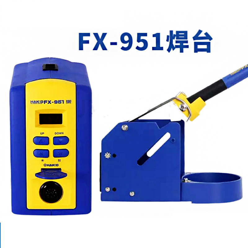 hakkofx-951白光电焊台恒温数显fx9501手柄原装T12烙铁焊台可调温
