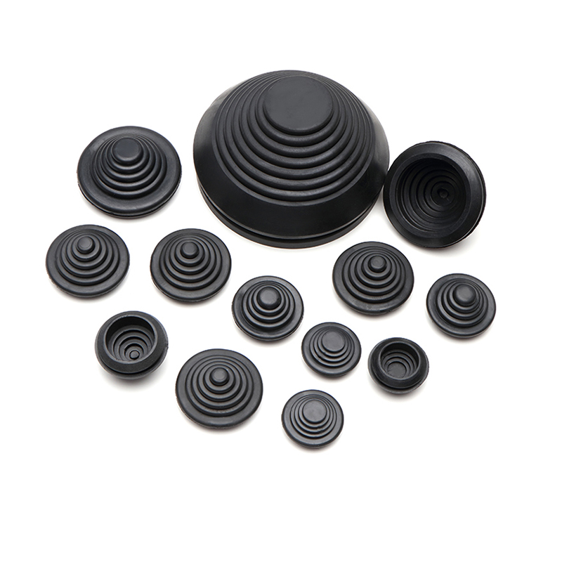 黑色塔形开孔橡胶护套防尘阻燃防水出线环绝缘过线密封梯形护线圈