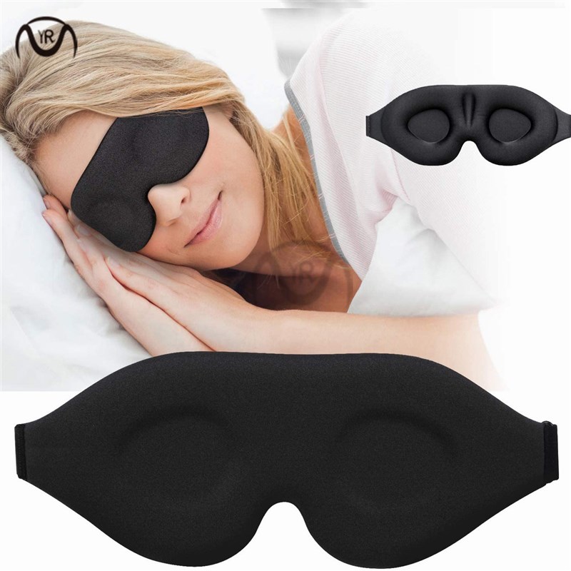3D Sleeping Mask Block Out Light SoftI Padded Sleep Mask For