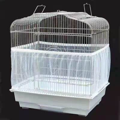 Receptor Seed Guard Nylon Mesh Bird Parrot Cover Soft E.asy