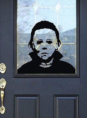 Halloween Holkiday Decals Michael Myers Horror Living Room