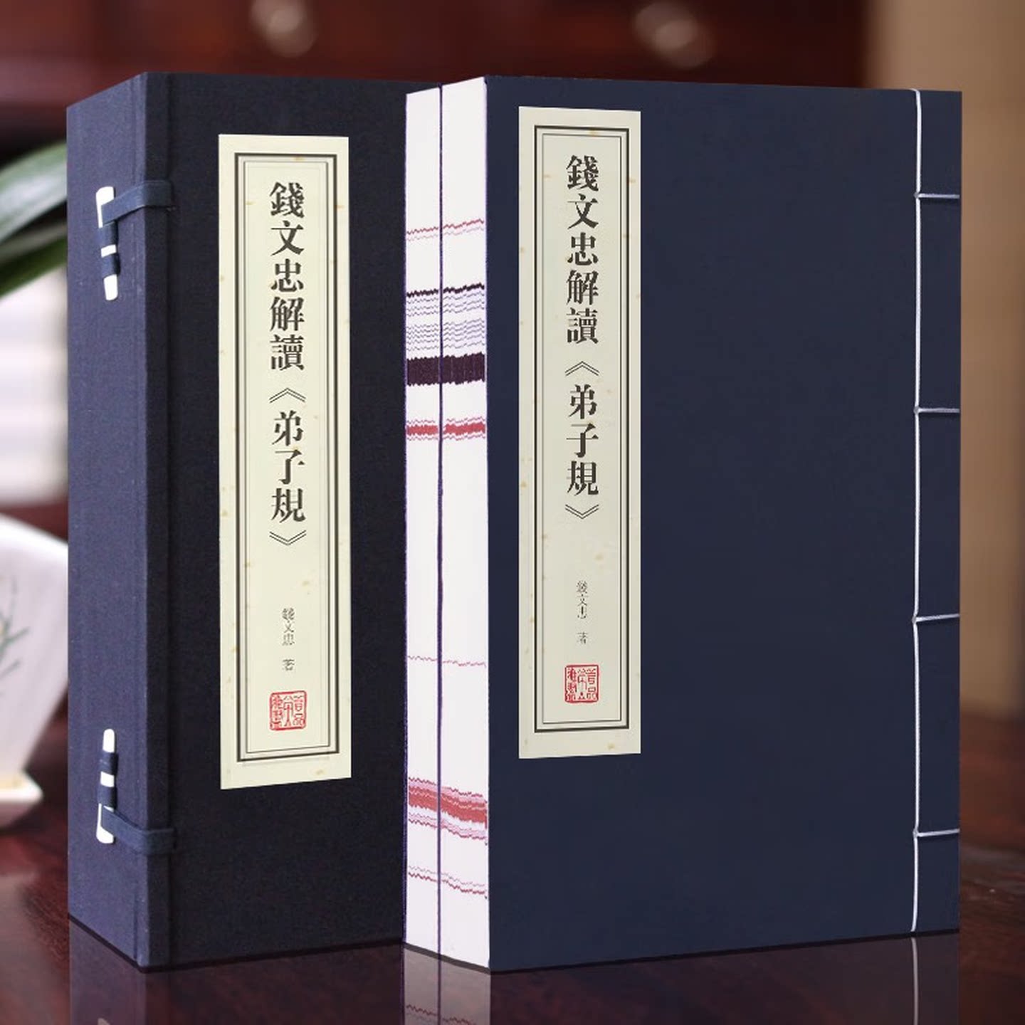 钱文忠解读弟子规 1函2册 中国哲学书籍传统美德故事国学普及读物原文解读故事案例为人处世应国学书启蒙读物 线装书局