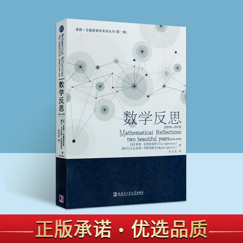 数学反思 2018-2019美国著名奥数教练蒂图安德雷斯库数学反思系列丛书数学竞赛题解析数学书籍哈尔滨工业大学出版社