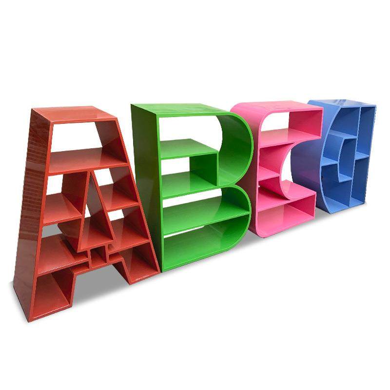 创意儿童字母书架幼儿园书柜数字造型置物架,住宅家具,儿童斗柜,淘宝优惠券,粉丝福利购,淘宝优惠卷