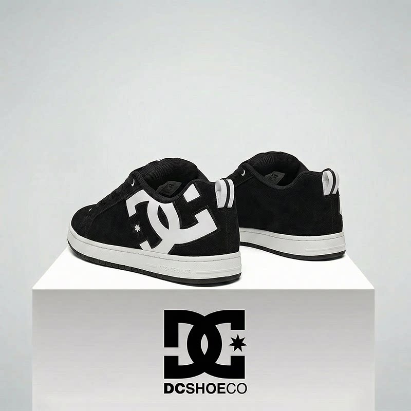 DCSHOES美式风休闲板鞋男26秋季新款黑武士男鞋潮运动面包鞋子男图片