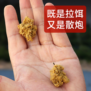 老韩拉饵散炮野钓黑坑混养饵料散泡罗非鲤鱼草鱼散炮钓鱼饵打窝料