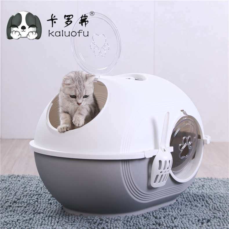 全封闭式猫砂盆猫厕所防外溅除臭特大号屎盆猫盆拉屎防臭CF-S11