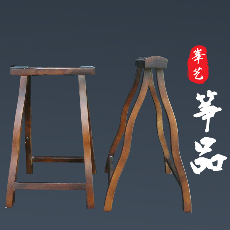 经典款古筝脚架高档硬木实木A支架加粗加厚支架Q敦煌款实木古筝A