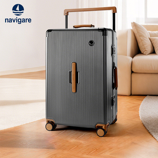 Navigare意大利小帆船行李箱26寸男女宽拉杆旅行箱大容量拉杆箱