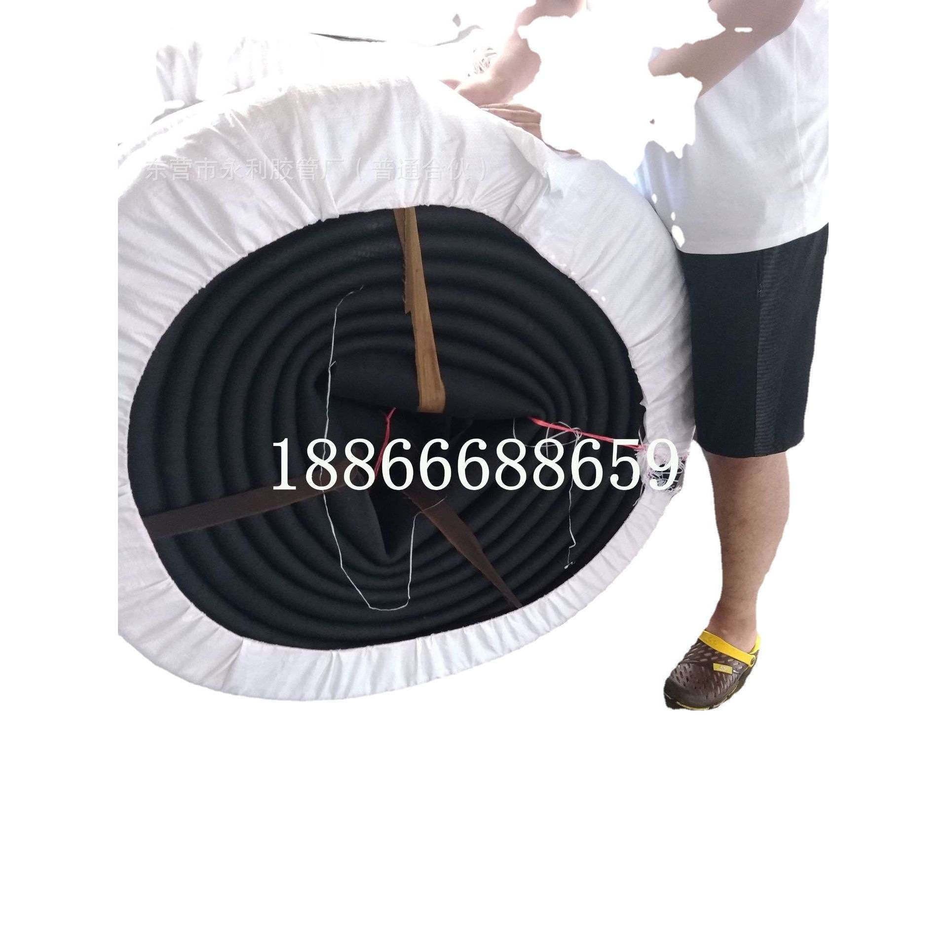 泥浆管高压耐磨打桩机排水管2.5-10寸排泥浆管黑色橡胶管