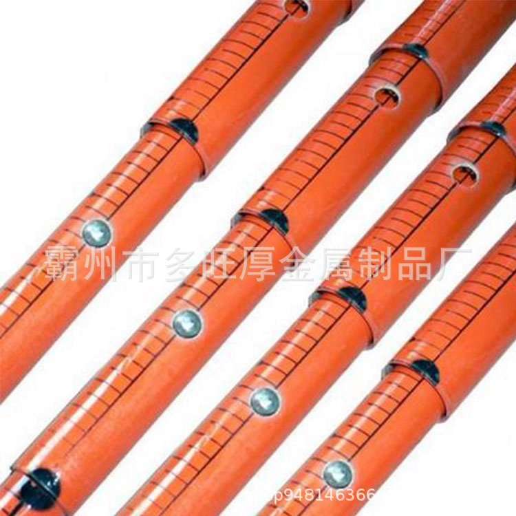 厂家直销绝缘高压测高杆带电作业测距杆伸缩式标高尺标准测量杆