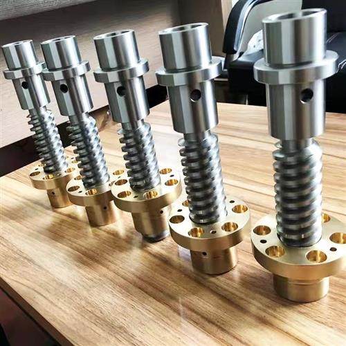 新款不锈钢梯形丝杆T型丝杆粗牙丝杠梯型螺杆方扣牙条加工tr16t20
