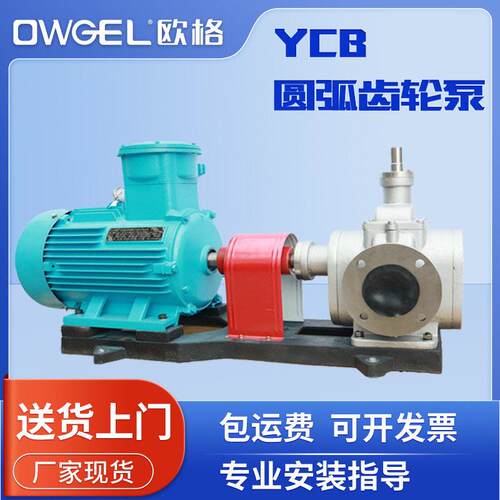 圆弧齿轮泵ycb压喷射燃油泵输送机油圆弧齿轮泵效水泵