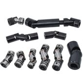 甄选精密万向节双节三节伸缩万向节十字接头滑动滚针轴承传动联轴