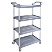 甄选柏德汇酒店餐厅三层收餐车小手推车送餐车饭店移动餐具收集收