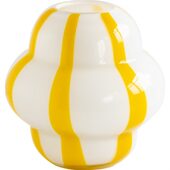 甄选视远工艺品复古条纹玻璃花胖乎乎奶子轻奢客厅家居装 饰摆件