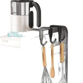 甄选可伸缩厨房置物架微波炉烤箱架子家用电饭锅双层台面桌面收纳