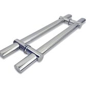 甄选玻璃门拉手可调孔距大门拉手不锈钢拉手扁管商店门把手推拉门