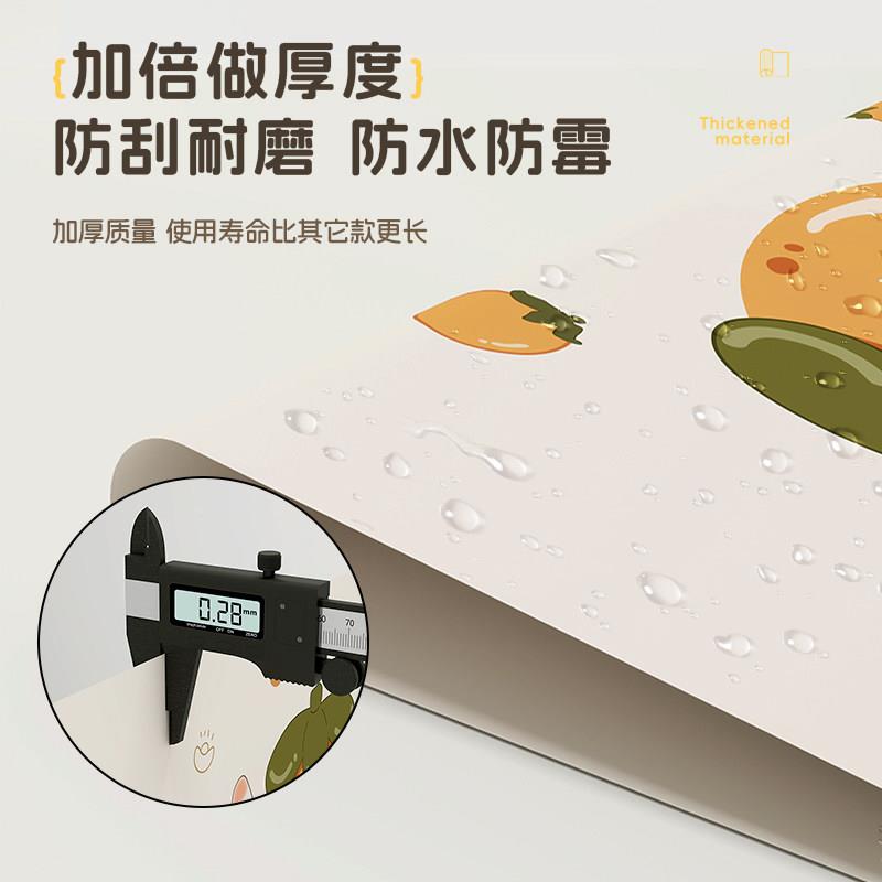 厨房防油贴纸整体橱柜防水防潮8.16卡通翻新专用自粘改厚色部里面