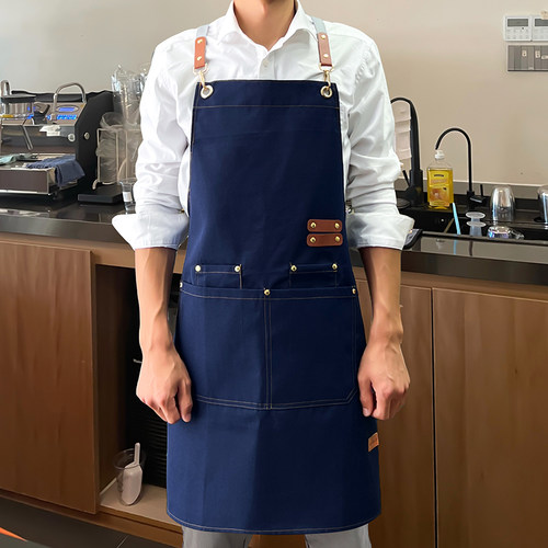 围裙厨房家用2026新款餐饮专用定制字工作男士女防水防Z尘防脏上