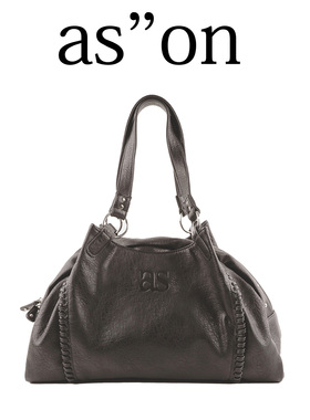 ASON官方旗舰店新款流浪包24FW皮面机车单肩腋下包大容量手提包女