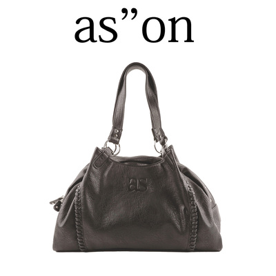 ason韩国流浪包皮面机车单肩包女
