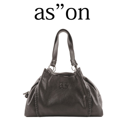 ason韩国流浪包皮面机车单肩包女