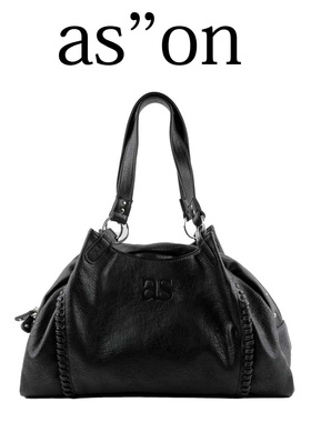 ASON官方旗舰店新款流浪包24FW皮面机车单肩腋下包大容量手提包女