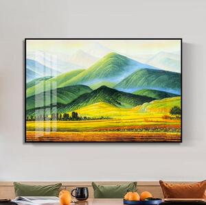 巨人山风景挂画 画靠山画 画客厅沙发背C景墙装饰有山无水青山图