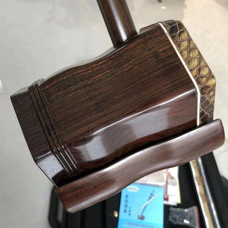老红木二胡乐器明清旧料二胡精品演奏收藏手工蒙皮大音量琴