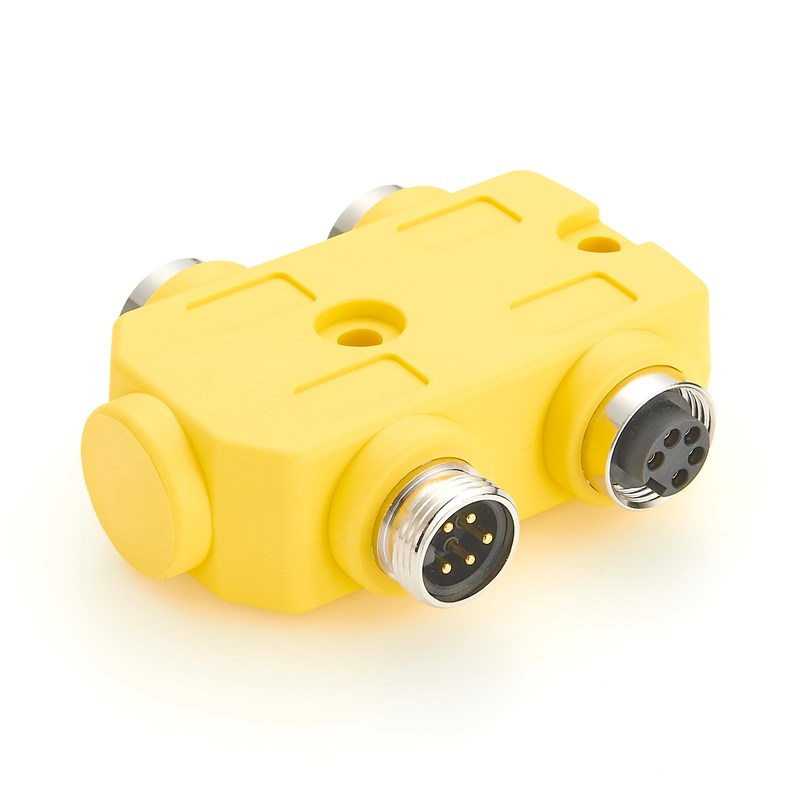 IO网关拓展模块7/8电源分线盒 集线盒4端口8端口3芯4芯通讯模块