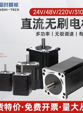 直流无刷调速电机马达可交流24V220V310V正反转多功率静音稳定