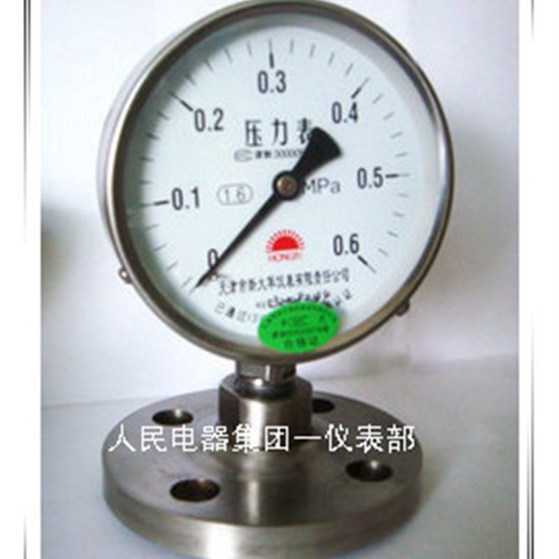 YTPF-100MF不锈钢隔膜压力表