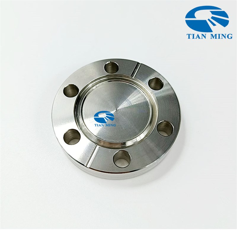 304CF真空法兰盲板真空赌片不锈钢法兰盘法兰片焊接CF16-CF350