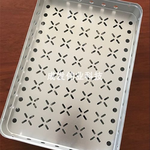 定制TO46夹具铝盘 盒子 焊线机真空夹具 料盒 拖条 夹具铝盒 托盘