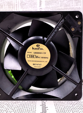 原装 日本育良IKURA U6500G1-TP 100VAC 16055 全金属 耐高温风扇