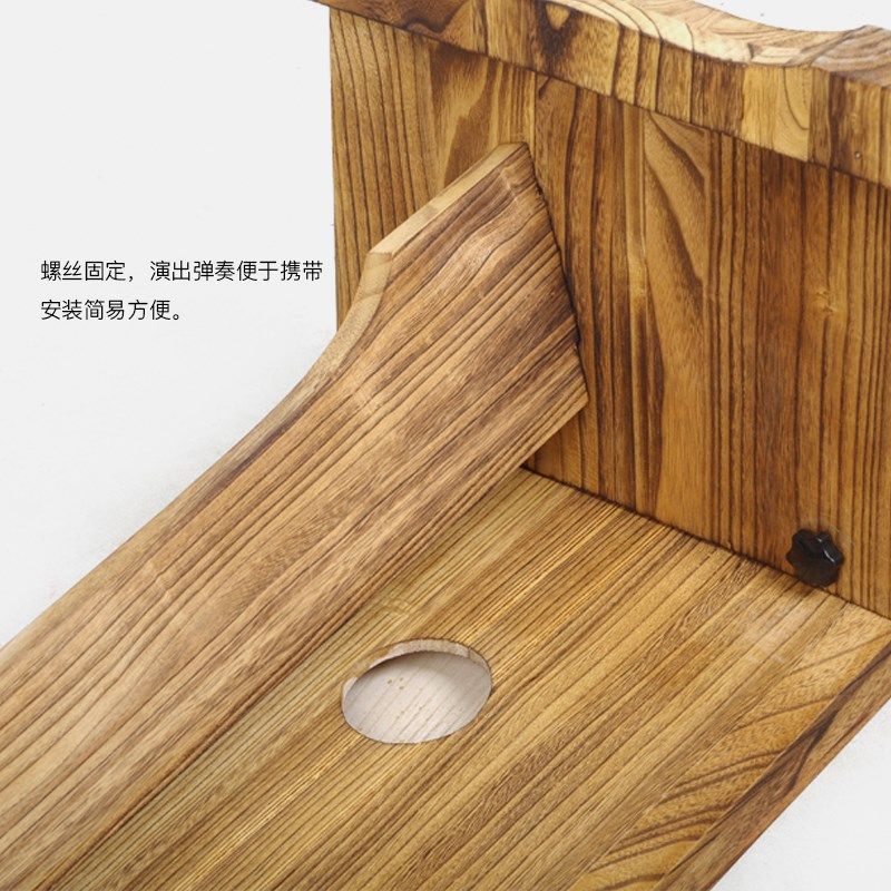 古琴桌凳桐d木榻桌膝桌实木古琴桌共鸣箱榻榻米拆卸折叠矮桌初学