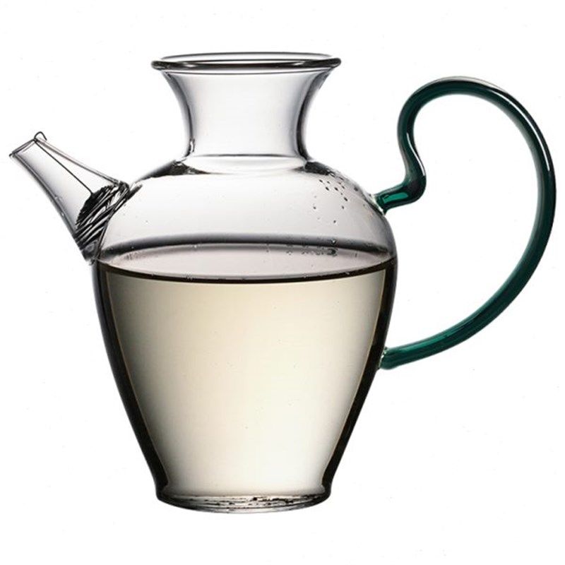 云术仿宋加厚耐热玻璃大号公道杯透明玻璃茶壶家用过滤泡茶分茶器