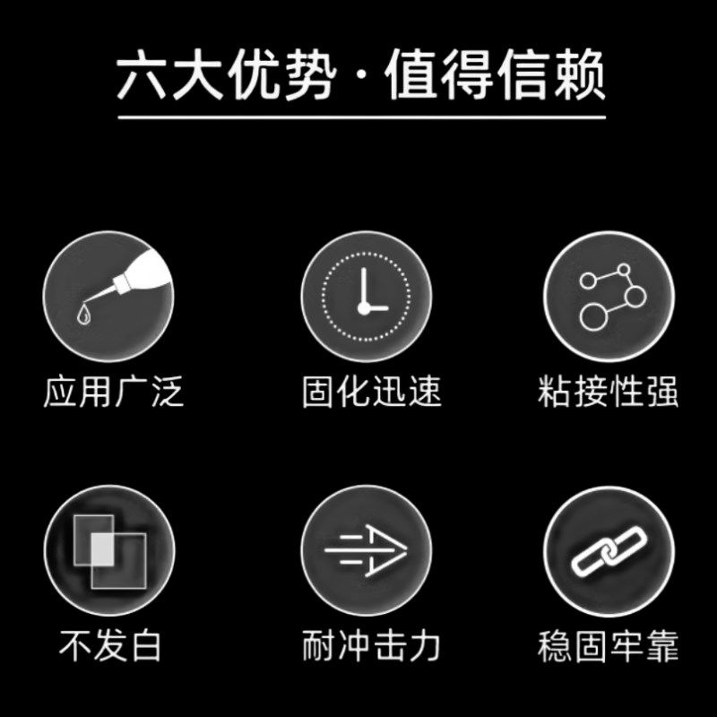 硅胶胶水大瓶1公斤硅胶粘塑胶金属无需处理直接粘接快干胶水