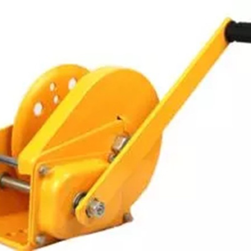 手摇绞盘家用小型手动自锁刹车式钢丝绳卷扬起重绞车牵引机