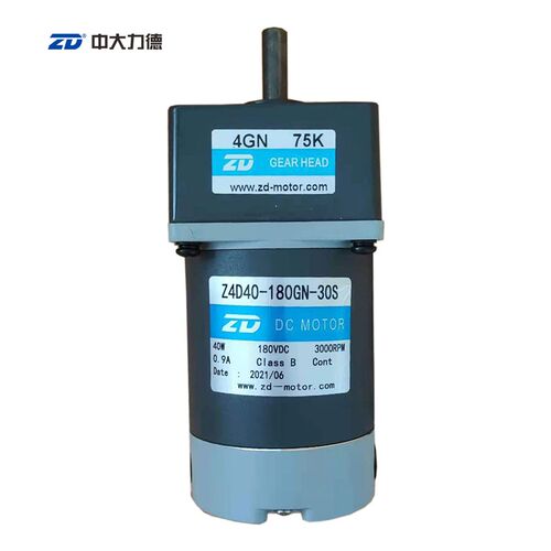 ZD中大直流电机40W180V Z4D40-180GN-30S/4GN75K/4GN40K