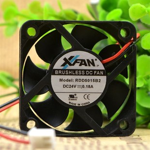 RDD5015B2 DC24V 0.18A 全新原装 5cm 欣瑞联 5015 变频器风扇 正品