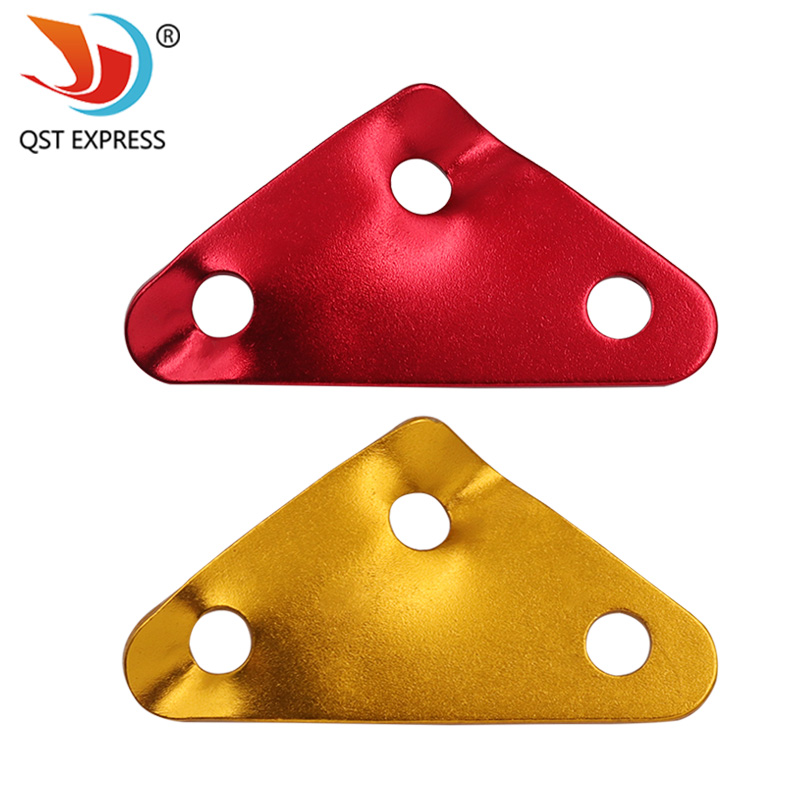 户外铝合金三角扣风绳扣 帐篷天幕防风绳 止滑片拉绳扣三角调节扣