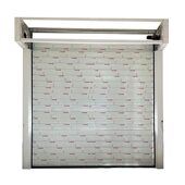 甄选铝合金涡轮螺旋快速卷帘门 保温防尘抗风大型工厂冷库硬质快