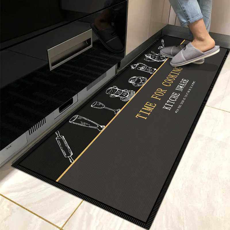 厨房专用防油脚垫多尼尔防滑吸水垫家用吸油长条地毯进门加厚门垫,居家布艺,厨房地垫,淘宝优惠券,粉丝福利购,淘宝优惠卷
