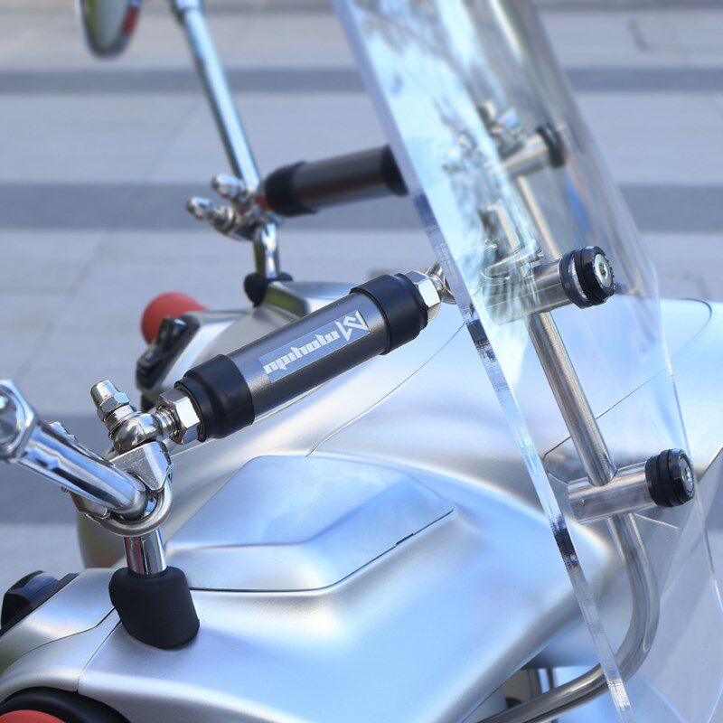 摩托车改装横杆 挡风板固定支w架横杆 飞度5加强拉杆 后视镜加固