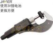 数显千分尺测量 螺旋测微器 甄选JAVIER精度数显外径千分尺0 25mm