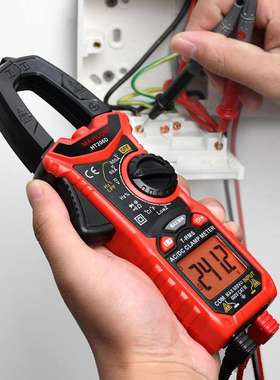 麦仪龙数字钳形万用表钳表电流表钳形表HT206B/D电容测量智能跨境