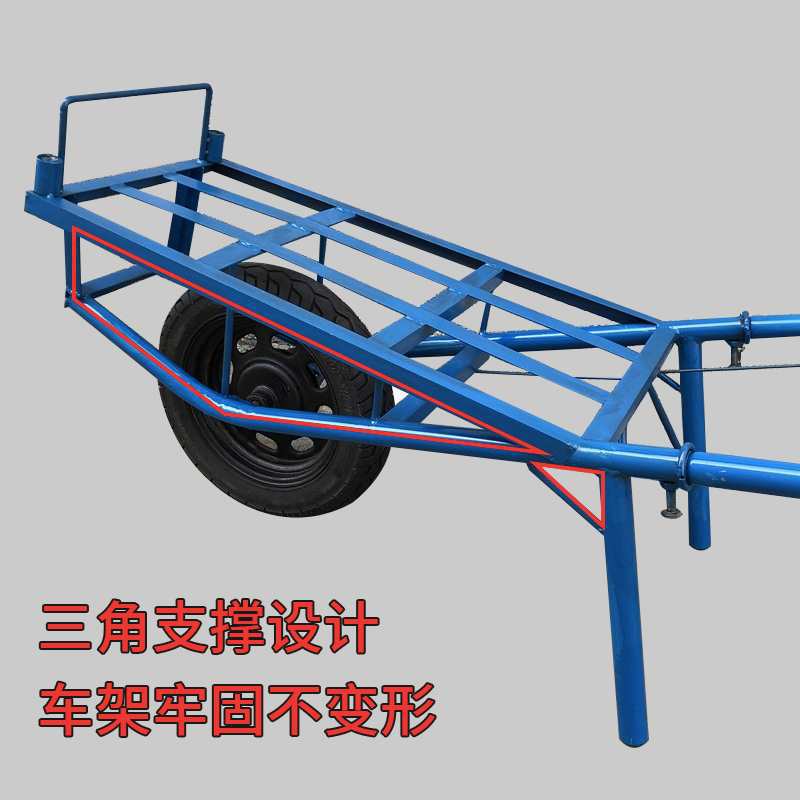 加厚农用独轮鸡公车手推车载重王单轮小推车平板建筑搬运果园拉货